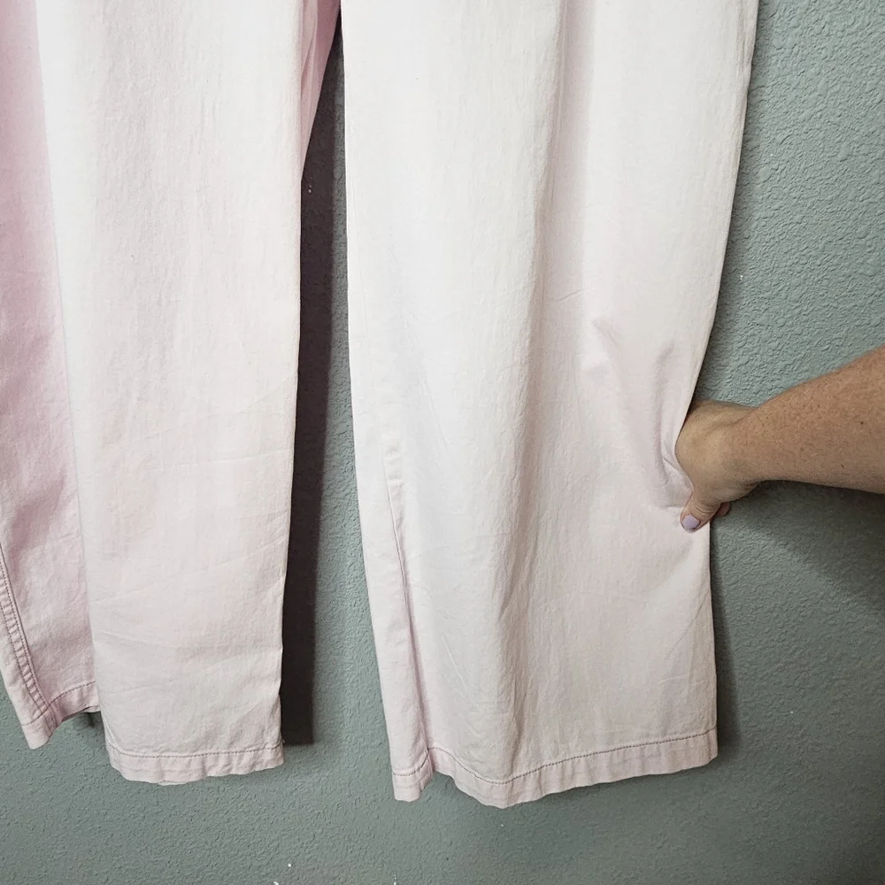 Wild Fable‎ Wide Leg Pink Pants Womens XL High Waist Pastel Academia Soft Girl